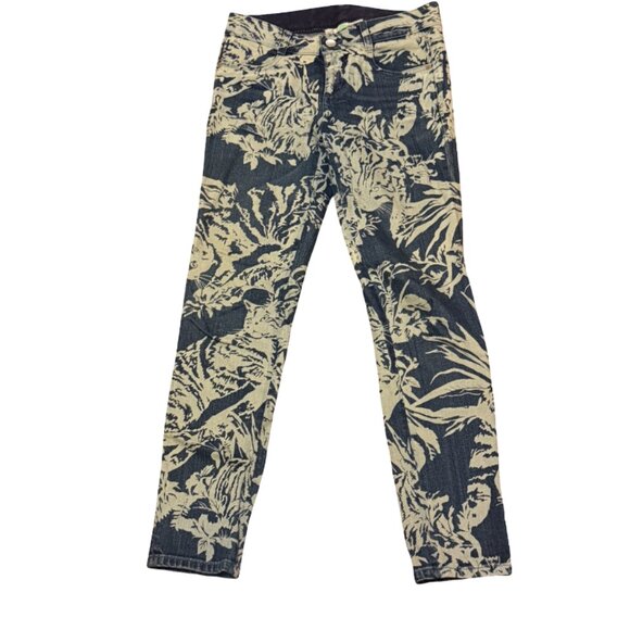STELLA McCARTNEY Cat Print Denim Jeans - Picture 1 of 2